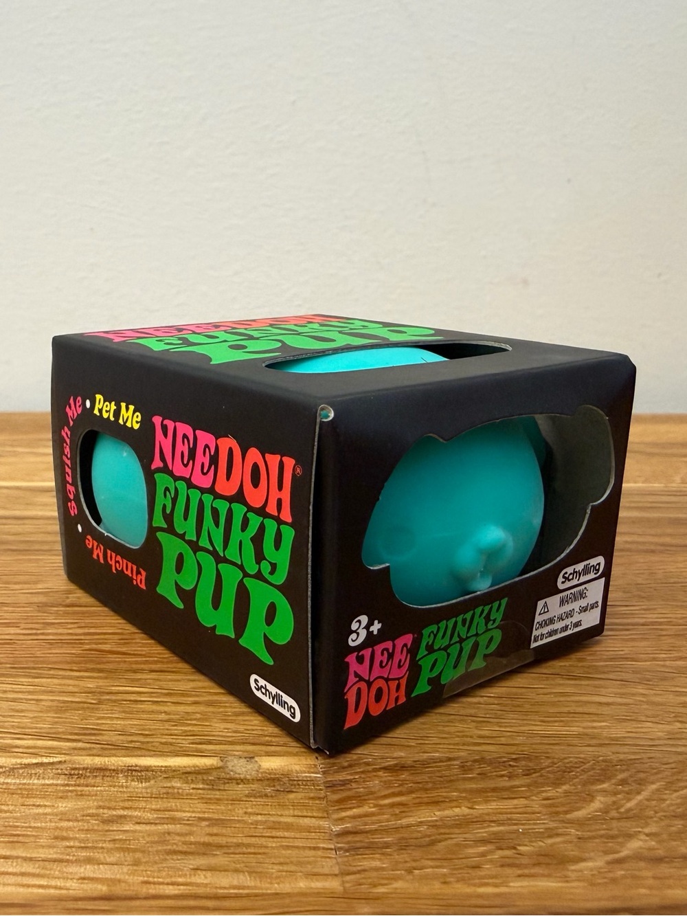 NeeDoh Funky Pup TEAL Squishy Squeezy Sensory Fidget